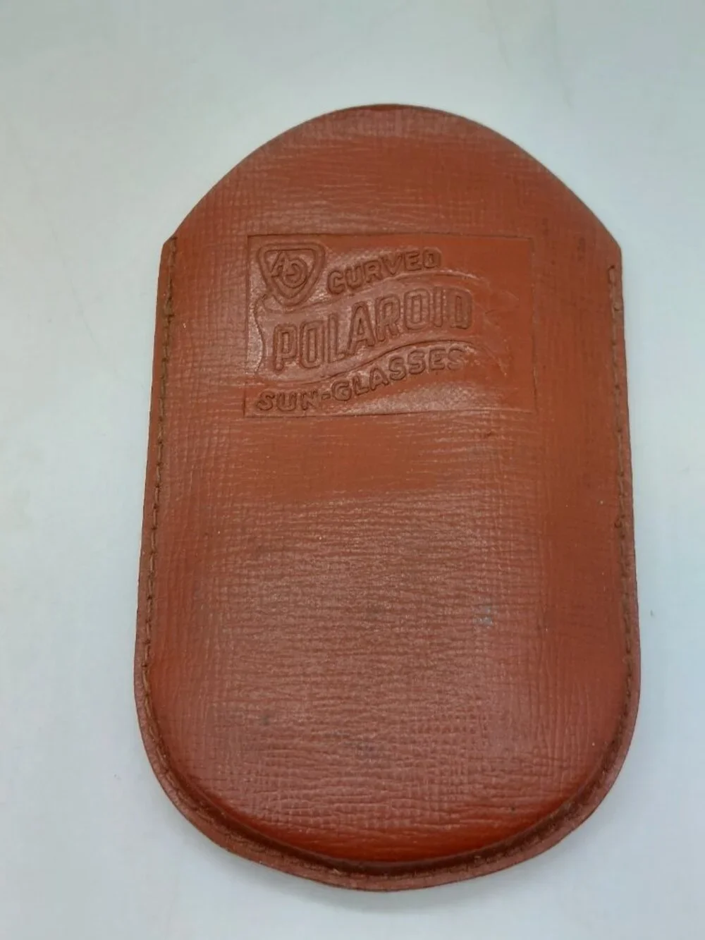 Vintage American Polaroid Clip On Sunglasses Brown Case READ